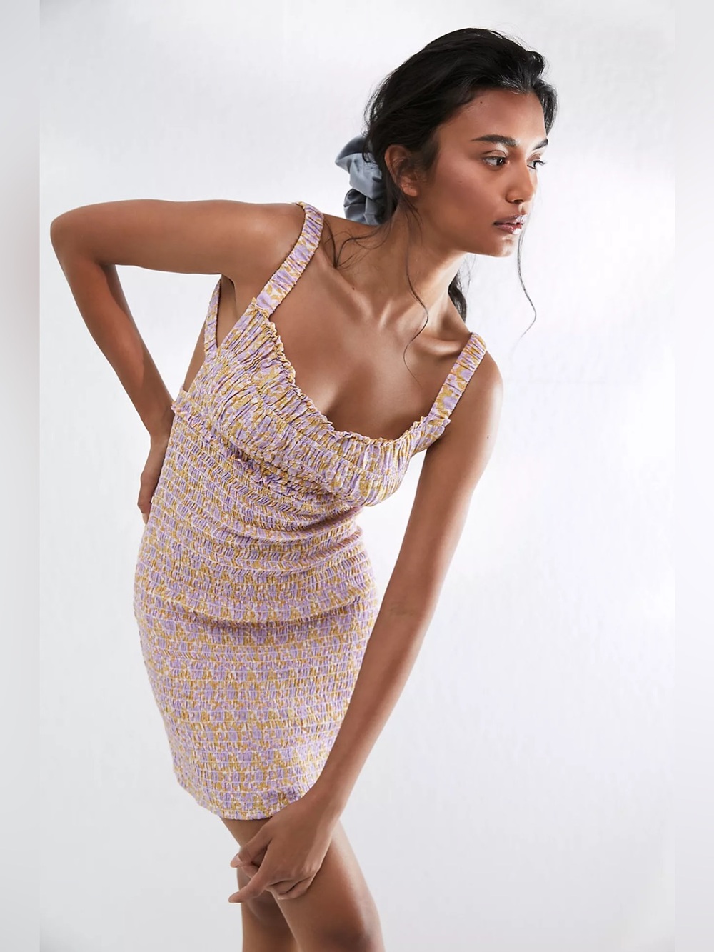 Free People Juniper Smocked Bodycon Slip Women's Small